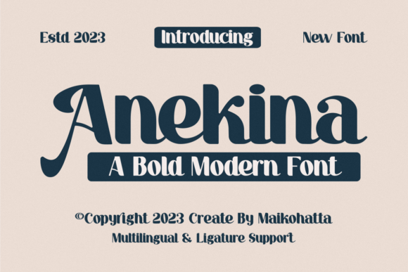 Anekina: Evaluating a Bold Modern Typeface for Contemporary Design