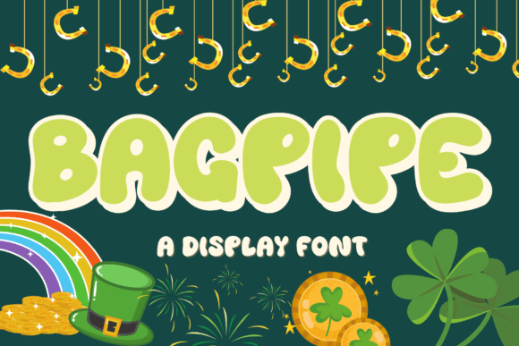 Bagpipe: Playful St. Patrick’s Day Font