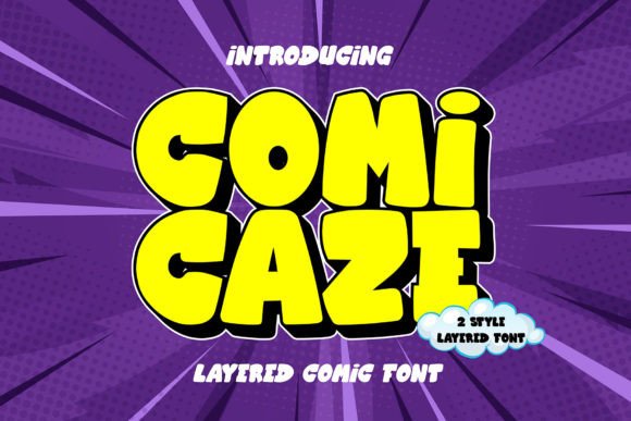 Comicaze: Layered Comic Style for Bold Designs