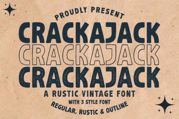 Crackajack: Rustic Vintage Typography