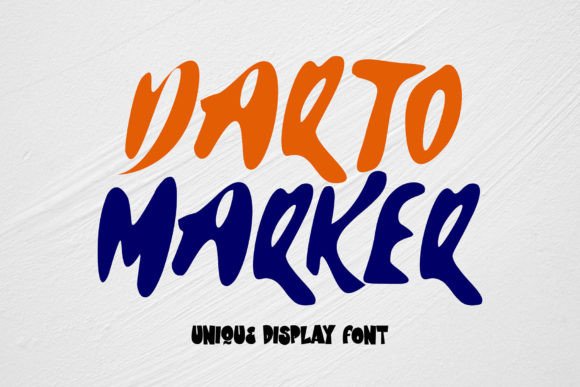 Darto Marker: A Playful Display Font