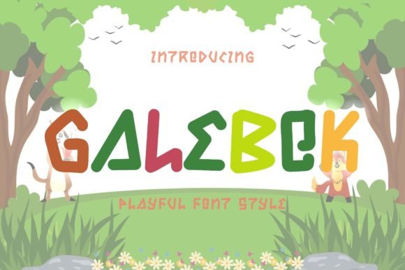 Discovering Galebok: The Playful Display Font for Creative Branding