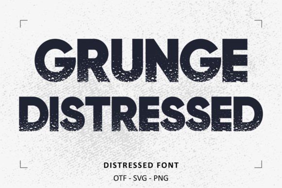 Distressed Font: Raw Style for Bold Designs