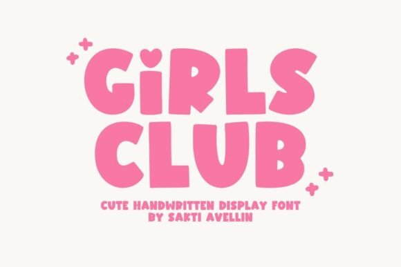 Girls Club: A Bold Typography Choice for Modern Creators