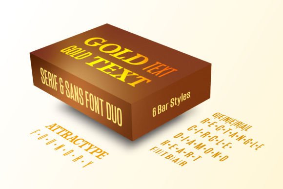 Goldtext: Bold Serif & Sans Pair