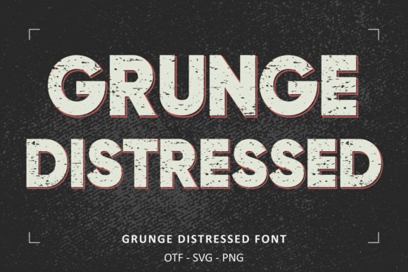 Grunge Distressed: Strategic Typography for Authentic Brand Communication