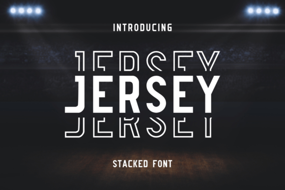 Jersey: Bold Typography for Sports Design