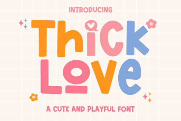 Thick Love: Elevating Design with Playful Typography