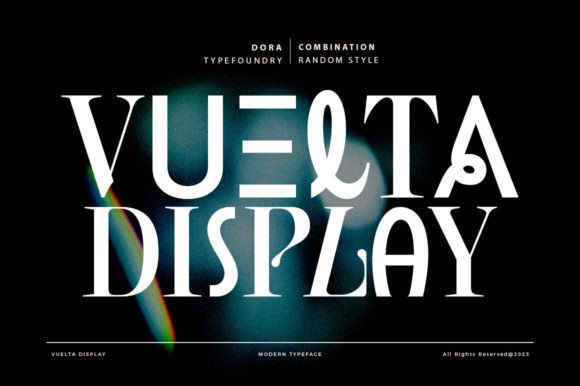 Vuelta Display: Integrating a Hybrid Serif-Sans Font into Modern Design Workflows